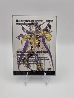 MTG Final Fantasy The Emperor, Hell Tyrant Mythic Full Art Black EN 2/4 M0011 - Image 1