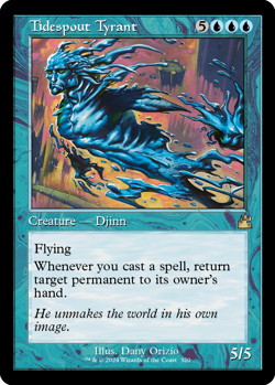 [MTG] Tidespout Tyrant (Retro Frame) (320) (RVR) NM - Image 1