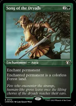 [1x] Song of the Dryads - Foil Etched Near Mint, English Commander Masters Extra - Image 1
