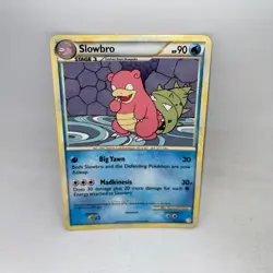 Slowbro 52/123 Uncommon HeartGold & SoulSilver Pokemon Lightly Played - Image 1