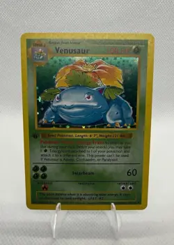 REPLICA-Venusaur Base Set Shadowless 15/102 Holo Rare 100 HP Eng 1999 - Image 1