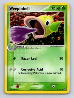 Weepinbell 51/112 Uncommon FireRed & LeafGreen Pokemon Near Mint - Image 1