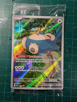 Pokemon TCG Snorlax SVP 051 Illustration Rare 151 Promo Sealed NM - Image 1