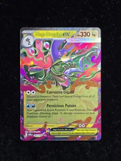 Mega Dragalge Ex 065/086 Double Rare ME: Chaos Rising Pokemon TCG NM - Image 1