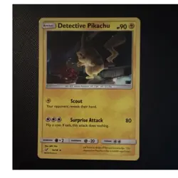 Detective Pikachu 10/18 Holo Rare Promo 90 HP English Pokemon TCG - Image 1