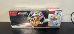 Pokemon TCG Prismatic Evolutions Surprise Box & Booster Sam's Club Bundle Sealed - Image 1