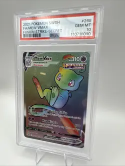 ✅Free Tracked Shipping - Mew Vmax 268/264 Secret Rare Rainbow Holo PSA 10 - Image 2