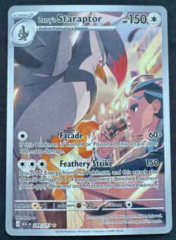 Larry's Staraptor 249/217 Illustration Rare Ascended Heroes Pokemon Holo - Image 1