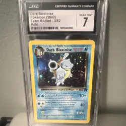 Pokemon Dark Blastoise Team Rocket 3/82 Holo 70 HP CGC 7 WOTC - Image 1