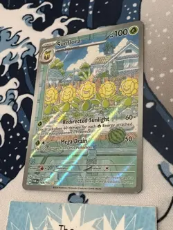 Pokemon Sunflora 169/167 Sv06: Twilight Masquerade Holo IR NM - Image 2