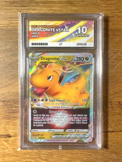 Pokemon TCG Pokemon Go - Dragonite VStar 050/078 Holo Full Art - ACE Gem Mint 10 - Image 1