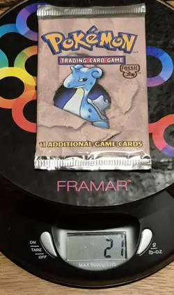 Sealed/Unopened Pokemon Fossil Unlimited Booster Pack 1999 - Image 3