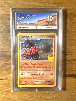 Pokemon TCG 2021 Celebrations 25th - Claydol 15/106 Classic - ACE Gem Mint 10 - Image 1