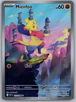 Mienfoo 133/086 - IR - NM - White Flare - Pokemon TCG - Image 1