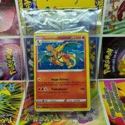 Pokemon TCG Special Delivery Charizard SWSH075 Holo Black Star Promo Sealed - Image 1