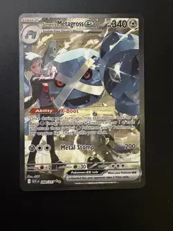Pokemon TCG Steven's Metagross EX Full Art Holo Rare 289/217 Ascended Heroes NM - Image 1