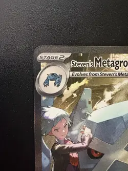 Pokemon TCG Steven's Metagross EX Full Art Holo Rare 289/217 Ascended Heroes NM - Image 2