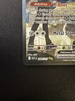 Pokemon TCG Steven's Metagross EX Full Art Holo Rare 289/217 Ascended Heroes NM - Image 4