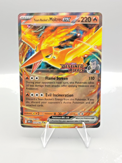 Pokemon TCG Destined Rivals - Team Rocket's Moltres Stamped Promo Set - Image 4