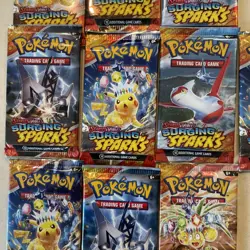 Pokemon TCG 10 Pack Scarlet And Violet Surging Sparks Sealed Booster Packs NEW - Image 3