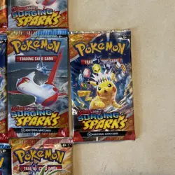 Pokemon TCG 10 Pack Scarlet And Violet Surging Sparks Sealed Booster Packs NEW - Image 4