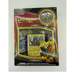 Pokemon Tapu Koko Pin Collection Sun & Moon Guardians Rising Kit Foil Promo - Image 1