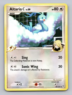 Altaria C 49/147 Uncommon Supreme Victors Pokemon Lightly Played - Image 1