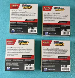 POKEMON SURGING SPARKS BOOSTER BUNDLE LOT X4 SCARLET & VIOLET - Image 2
