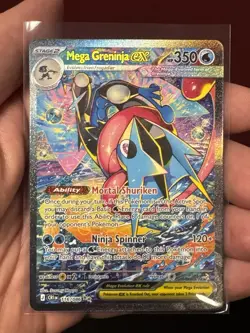 Mega Greninja EX 116/086 Full Art Holo Ultra Rare Pokemon TCG English Pack Fresh - Image 1
