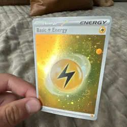 Basic Electric Energy SVE 004 - Pokemon 151 - Cosmo Holo Double Swirl - Image 1