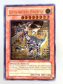 yugioh Super-Ancient Dinobeast LODT-EN088 Ultimate Unlimited Ed near mint - Image 3