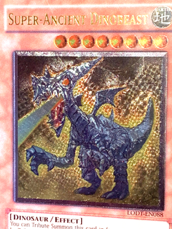 yugioh Super-Ancient Dinobeast LODT-EN088 Ultimate Unlimited Ed near mint - Image 4