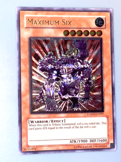 yugioh Maximum Six LODT-EN097 Ultimate unlimited Edition near mint - Image 2