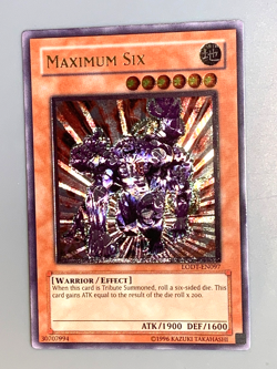 yugioh Maximum Six LODT-EN097 Ultimate unlimited Edition near mint - Image 3