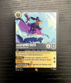 Darkwing Duck 192/204 Winterspell Legendary Regular Disney Lorcana - Image 1