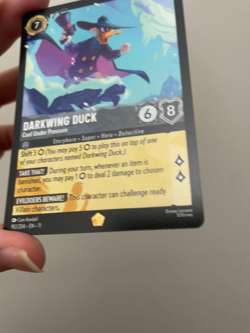 Darkwing Duck 192/204 Winterspell Legendary Regular Disney Lorcana - Image 2