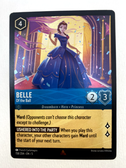 Cold Foil Belle - Of the Ball 158/204 Rare Shimmering Skies Disney Lorcana - Image 1