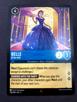 Cold Foil Belle - Of the Ball 158/204 Rare Shimmering Skies Disney Lorcana - Image 3