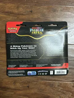 Pokemon TCG Scarlet & Violet Paldean Fates Tech Sticker Collection (Greavard) - Image 2