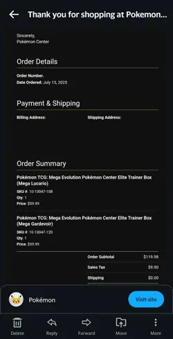 Mega Evolution Pokemon Center Elite Trainer Box Etb Set PRE-ORDER - Image 2