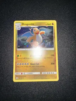Pokemon TCG Dragonite 96/149 Sun & Moon Base Promo Cosmos Holo NM - Image 1