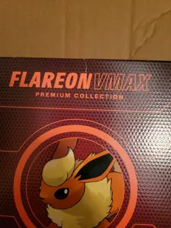 2022 Pokemon TCG - Flareon VMAX Premium Collection Box Factory Sealed A - Image 5