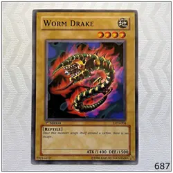 Worm Drake - LON-004 - Common 1st Edition Yugioh - Image 1