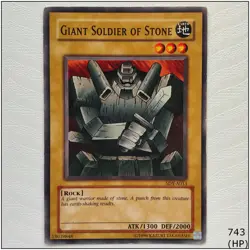 Giant Soldier of Stone - SDY-A013 - Common Unlimited Yugioh - Image 1
