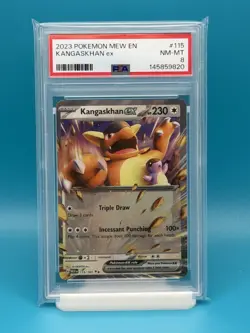 PSA 8 - 2023 POKEMON MEW EN KANGASKHAN EX - Image 1