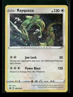 Rayquaza SWSH029 Holo Sword & Shield Promo NM/M Pokemon - Image 1
