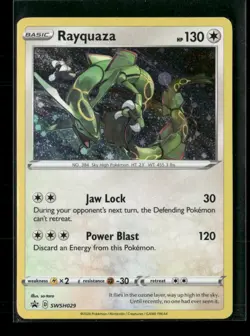 Rayquaza SWSH029 Holo Sword & Shield Promo NM/M Pokemon - Image 1