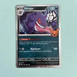 Gengar 57/91 ~Fart Swirl~ Cosmo Holo Bleed Near Mint Trick Or Trade Pokemon Tcg - Image 1
