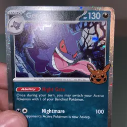 Gengar 57/91 ~Fart Swirl~ Cosmo Holo Bleed Near Mint Trick Or Trade Pokemon Tcg - Image 5