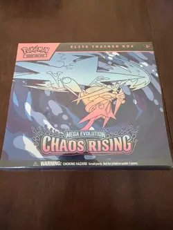 Pokemon Chaos Rising ETB Elite Trainer Box Sealed - Image 1